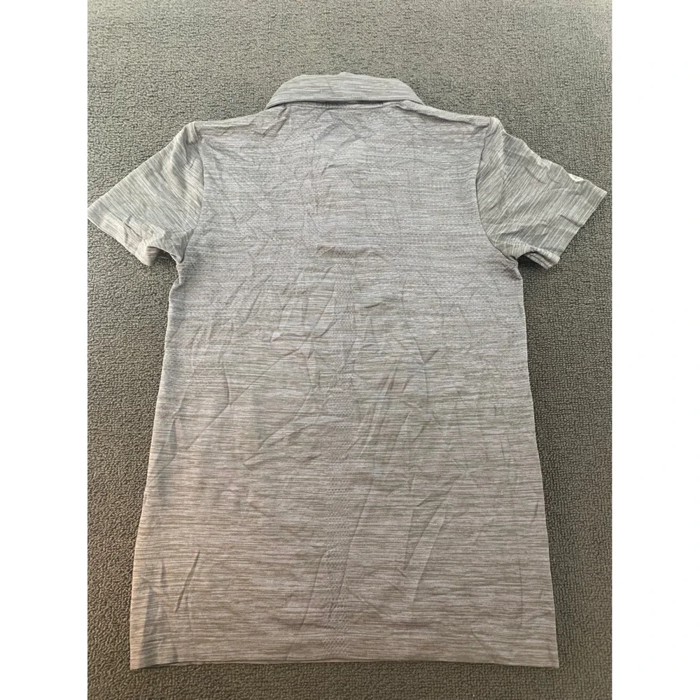 Holloway Ladies Golf Polo Shirt Gray Textured Short Sleeve‎ Dry-Excel M